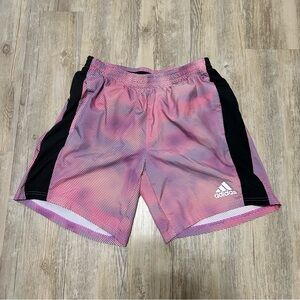 Adidas Womens Stripe Running Shorts Size M